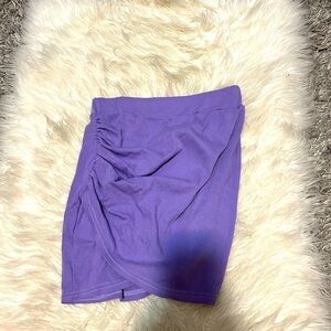 Purple Mini Skirt